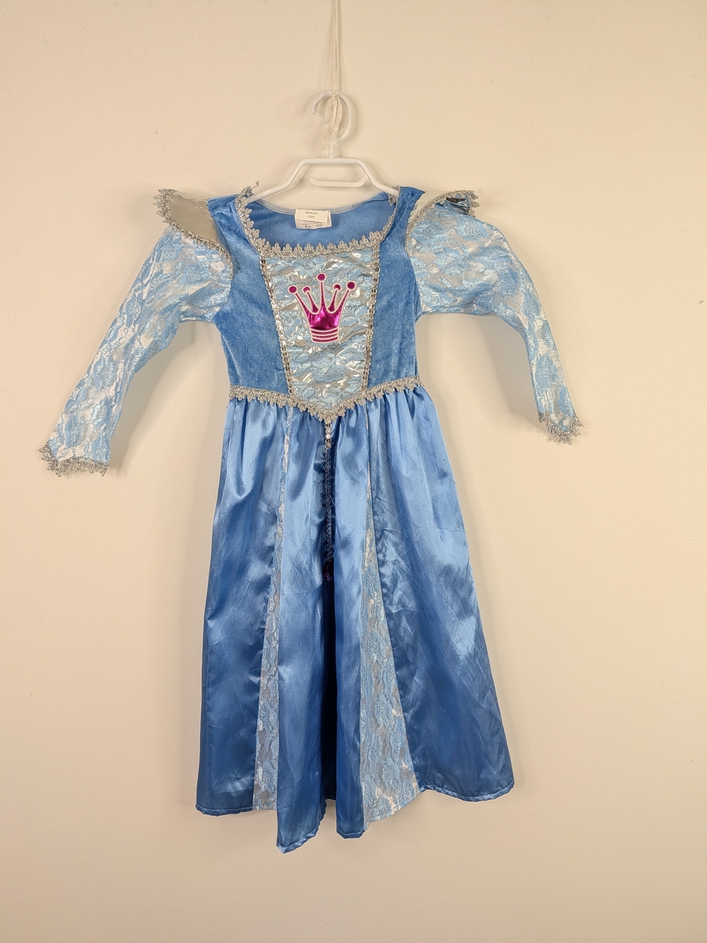 Blue Princess Costume Dress for Kids - Sparkle Lace